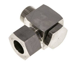 Racor giratorio de acero inoxidable 25S y G1'' con rosca macho 250 bar giratorio ISO 8434-1