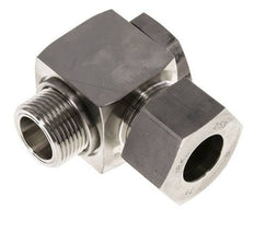 Racor giratorio de acero inoxidable 25S y G1'' con rosca macho 250 bar giratorio ISO 8434-1