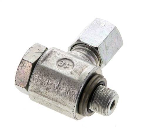 6L y M10x1 Acero Zincado Racor Giratorio de Corte con Rosca Macho 315 bar Anillo NBRO Giratorio ISO 8434-1
