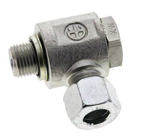 12L y M16x1,5 Racor giratorio de acero cincado con rosca macho 315 bar Anillo NBRO Giratorio ISO 8434-1