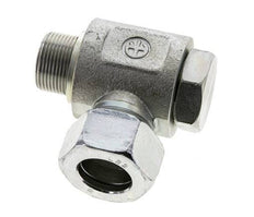 22L & M26x1.5 Racor giratorio de acero zincado con rosca macho 160 bar NBRO-ring Giratorio ISO 8434-1