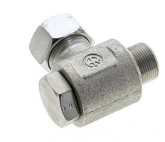 22L & M26x1.5 Racor giratorio de acero zincado con rosca macho 160 bar NBRO-ring Giratorio ISO 8434-1