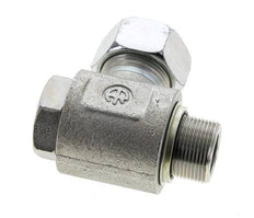 22L & M26x1.5 Racor giratorio de acero zincado con rosca macho 160 bar NBRO-ring Giratorio ISO 8434-1