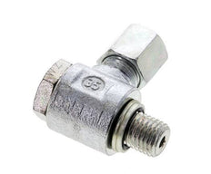 6S y M12x1,5 Racor giratorio de acero cincado con rosca macho 400 bar Anillo NBRO Giratorio ISO 8434-1