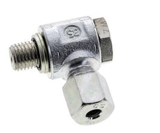 6S y M12x1,5 Racor giratorio de acero cincado con rosca macho 400 bar Anillo NBRO Giratorio ISO 8434-1