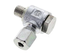 6S y M12x1,5 Racor giratorio de acero cincado con rosca macho 400 bar Anillo NBRO Giratorio ISO 8434-1