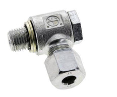 8S y M14x1,5 Racor giratorio de acero cincado con rosca macho 400 bar Anillo NBRO Giratorio ISO 8434-1