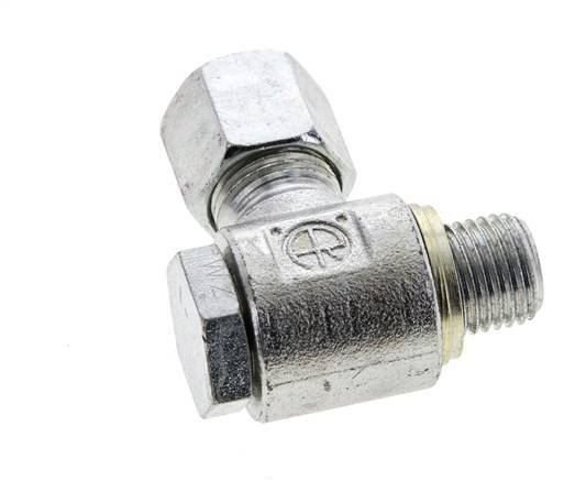 8S y M14x1,5 Racor giratorio de acero cincado con rosca macho 400 bar Anillo NBRO Giratorio ISO 8434-1