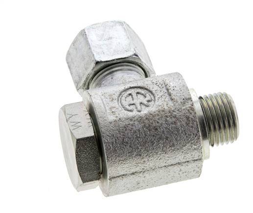 10S y M16x1,5 Racor giratorio de acero cincado con rosca macho 400 bar Anillo NBRO Giratorio ISO 8434-1
