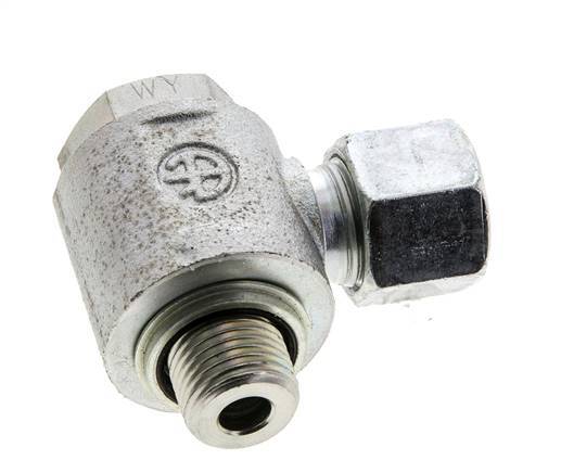 10S y M16x1,5 Racor giratorio de acero cincado con rosca macho 400 bar Anillo NBRO Giratorio ISO 8434-1