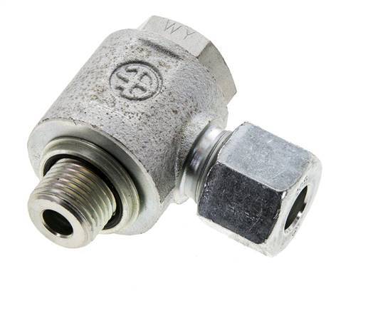 10S y M16x1,5 Racor giratorio de acero cincado con rosca macho 400 bar Anillo NBRO Giratorio ISO 8434-1