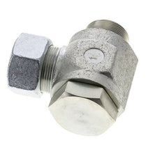 30S & M42x2 Zink plated Steel Swivel Joint Cutting Fitting with Male Threads 250 bar NBRO-ring Rotatable ISO 8434-1