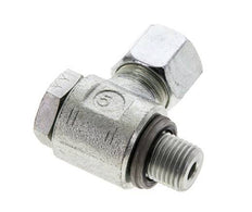 10L & G1/4'' Acero Zincado Racor Giratorio con Rosca Macho 315 bar NBRO-ring Giratorio ISO 8434-1