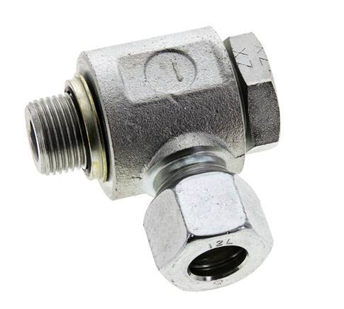 12L & G3/8'' Acero Zincado Racor Giratorio con Rosca Macho 315 bar NBRO-ring Giratorio ISO 8434-1