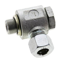 12L & G3/8'' Acero Zincado Racor Giratorio con Rosca Macho 315 bar NBRO-ring Giratorio ISO 8434-1