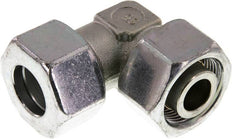 25S Accesorio de corte en forma de codo de acero galvanizado con rótula 400 bar NBR ajustable ISO 8434-1