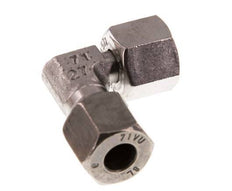 Accesorio de corte en codo de acero inoxidable 8L con rótula 315 bar FKM ajustable ISO 8434-1