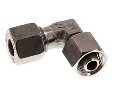 Accesorio de corte en codo de acero inoxidable 8L con rótula 315 bar FKM ajustable ISO 8434-1