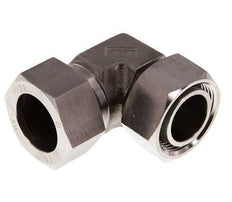 Accesorio de corte en codo de acero inoxidable 28L con rótula 160 bar FKM ajustable ISO 8434-1