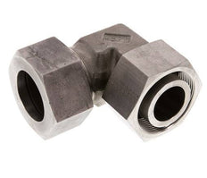 Racor de acero inoxidable 38S con rótula 315 bar FKM ajustable ISO 8434-1