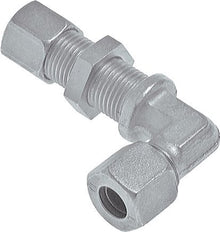38S Acero zincado Codo de corte Racor pasamuros 315 bar ISO 8434-1