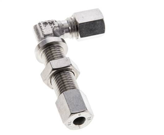 6L Stainless Steel Elbow Cutting Fitting Bulkhead 315 bar ISO 8434-1