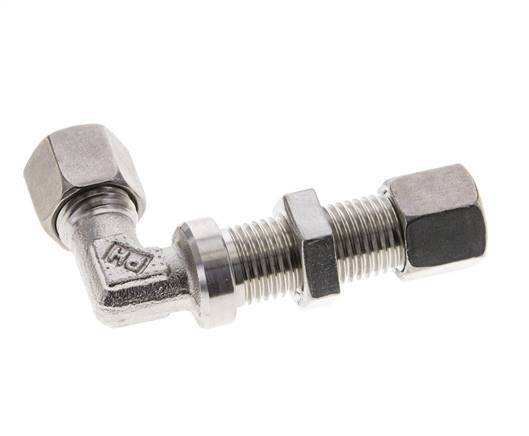 8L Stainless Steel Elbow Cutting Fitting Bulkhead 315 bar ISO 8434-1