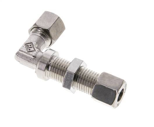 8L Stainless Steel Elbow Cutting Fitting Bulkhead 315 bar ISO 8434-1