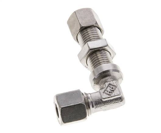 8L Stainless Steel Elbow Cutting Fitting Bulkhead 315 bar ISO 8434-1