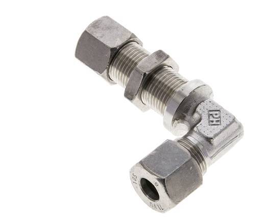 10S Stainless Steel Elbow Cutting Fitting Bulkhead 630 bar ISO 8434-1