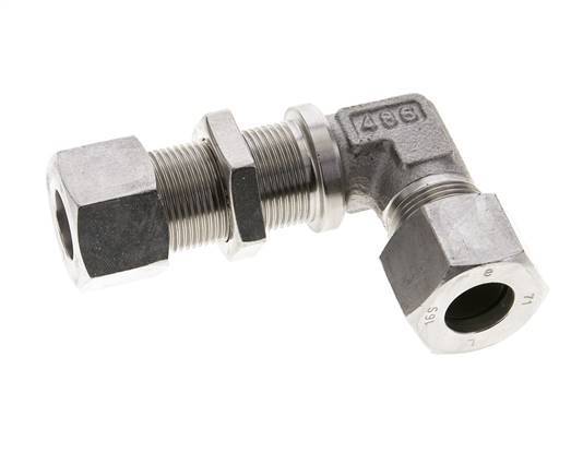 16S Stainless Steel Elbow Cutting Fitting Bulkhead 400 bar ISO 8434-1
