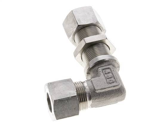 16S Stainless Steel Elbow Cutting Fitting Bulkhead 400 bar ISO 8434-1
