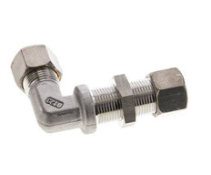 12S Stainless Steel Elbow Compression Fitting Bulkhead 400 bar ISO 8434-1