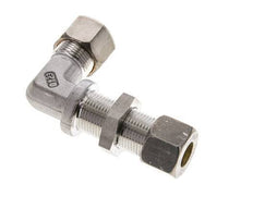 12S Stainless Steel Elbow Compression Fitting Bulkhead 400 bar ISO 8434-1