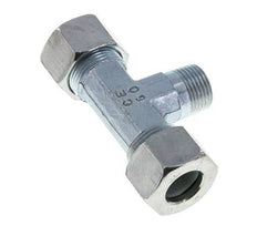 15L & M18x1.5 (con) Racor en T de acero zincado con rosca macho 315 bar ISO 8434-1