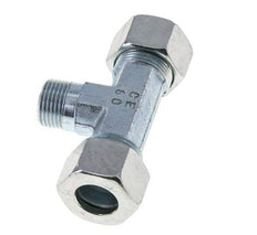 15L & M18x1.5 (con) Racor en T de acero zincado con rosca macho 315 bar ISO 8434-1