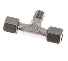 Accesorio de corte en T de acero inoxidable 8L y M12x1,5 (con) con rosca macho 315 bar ISO 8434-1