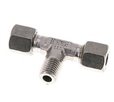 Accesorio de corte en T de acero inoxidable 8L y M12x1,5 (con) con rosca macho 315 bar ISO 8434-1