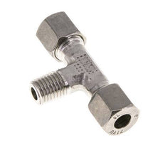 Accesorio de corte en T de acero inoxidable 8L y M12x1,5 (con) con rosca macho 315 bar ISO 8434-1