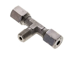 6S & M12x1.5 (con) Stainless Steel T-Shape Tee Cutting Fitting with Male Threads 630 bar ISO 8434-1
