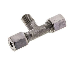 6S & M12x1.5 (con) Stainless Steel T-Shape Tee Cutting Fitting with Male Threads 630 bar ISO 8434-1