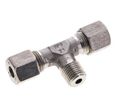 Accesorio de corte en T de acero inoxidable 8S y M14x1,5 (con) con rosca macho 630 bar ISO 8434-1