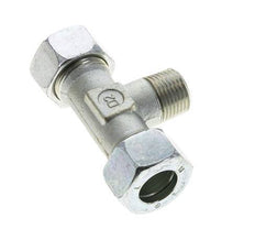 Accesorio de corte en T de acero 18L y R1/2'' con rosca macho 315 bar ISO 8434-1