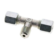 Accesorio de corte en T de acero galvanizado 6S y R1/4'' con rosca macho 630 bar ISO 8434-1