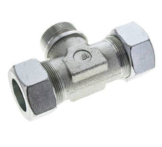 38S y G1-1/2'' Accesorio de corte en T de acero galvanizado con rosca macho 315 bar ISO 8434-1