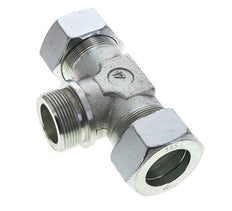 38S y G1-1/2'' Accesorio de corte en T de acero galvanizado con rosca macho 315 bar ISO 8434-1