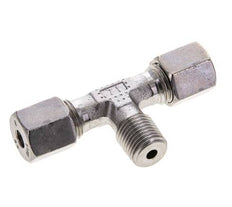 Accesorio de corte en T de acero inoxidable 6S y R1/4'' con rosca macho 630 bar ISO 8434-1