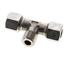 Accesorio de corte en T de acero inoxidable 14S y R1/2'' con rosca macho 630 bar ISO 8434-1
