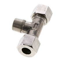 Accesorio de corte en T de acero inoxidable 14S y R1/2'' con rosca macho 630 bar ISO 8434-1