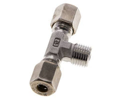 Accesorio de compresión en T de acero inoxidable 6L y R1/4'' con rosca macho 315 bar ISO 8434-1
